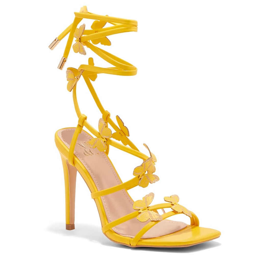 Butterfly strap heels